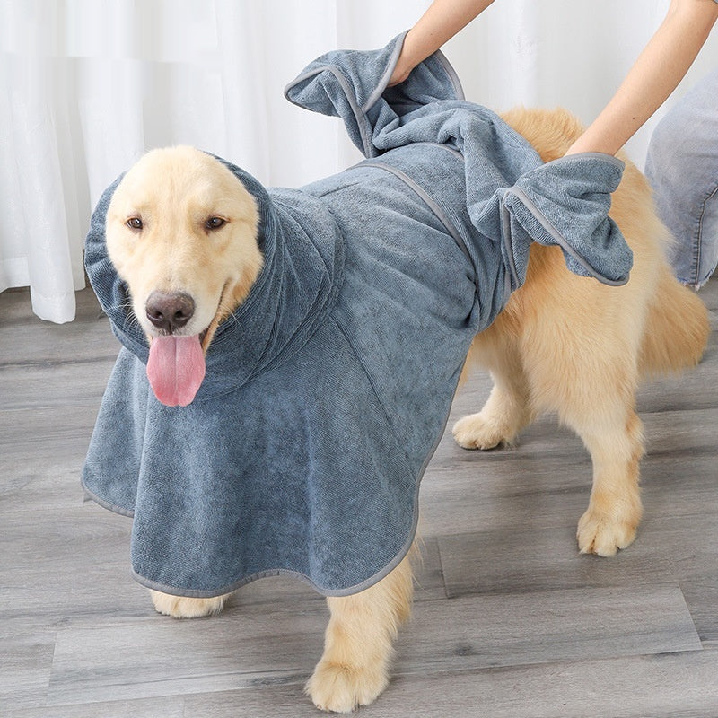 Pet Cotton Bath Towel Strong Absorbent Quick Dry Care Cloth