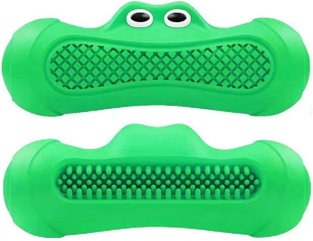 Pet Rubber Rugby Chew Teething Interactive Toy