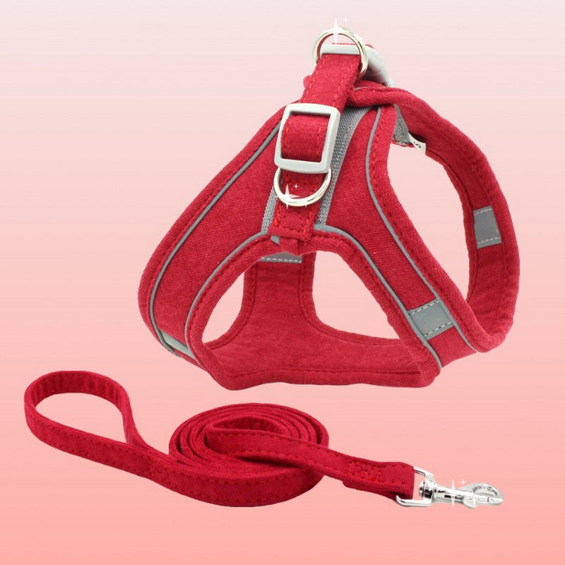 Pet Vest Chest Harness Leash Walking Control Strap