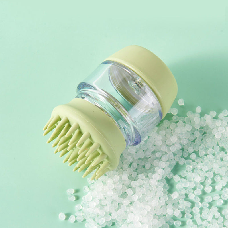 Pet Silicone Bath Massage Cleaning Brush Grooming Tool