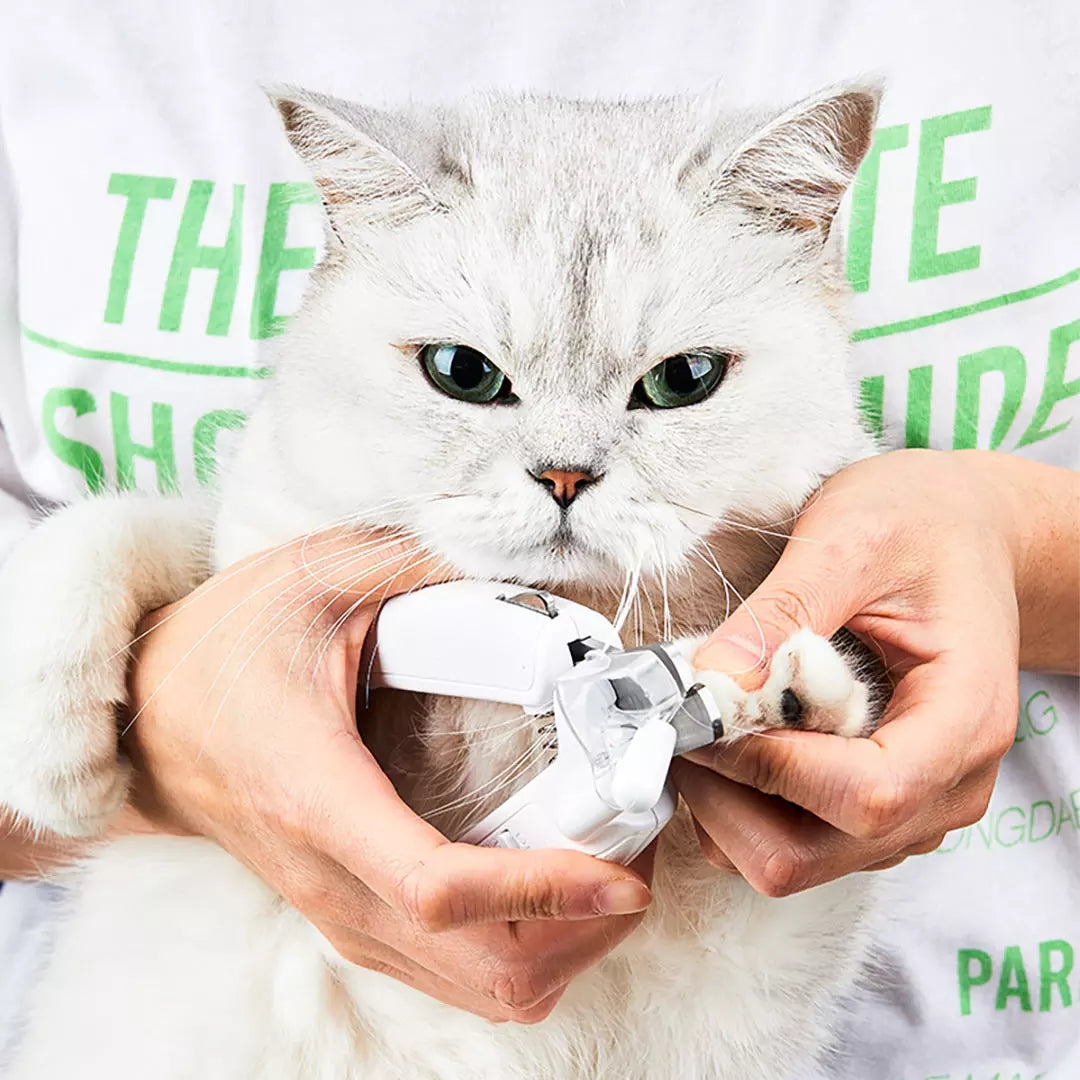 Professional Pet Nail Clipper LED Light Grooming Tool