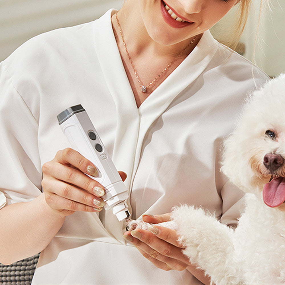 Pet Nail Piercing Trimmer Double Lamp High Power Grooming Tool