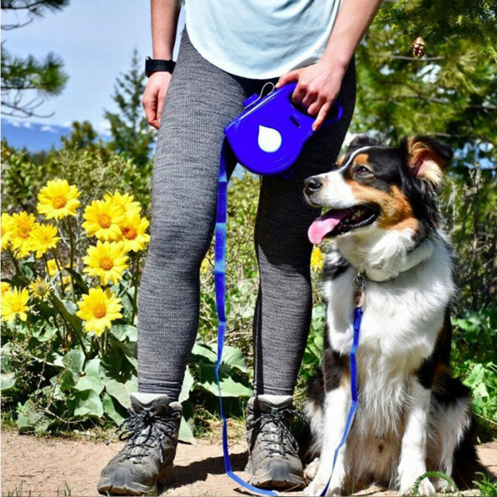 Pet Retractable Multifunctional Leash Portable Walking Strap