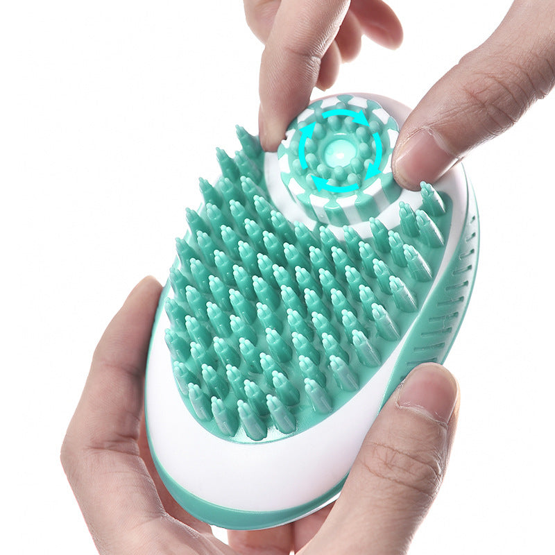 Pet Bath Massage Brush Hair Removal Grooming Beauty Tool