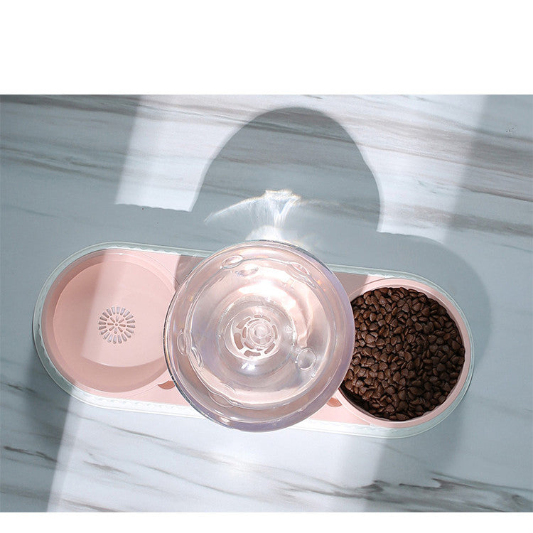 Pet Automatic Plastic Feeding Drinking Water Bowl
