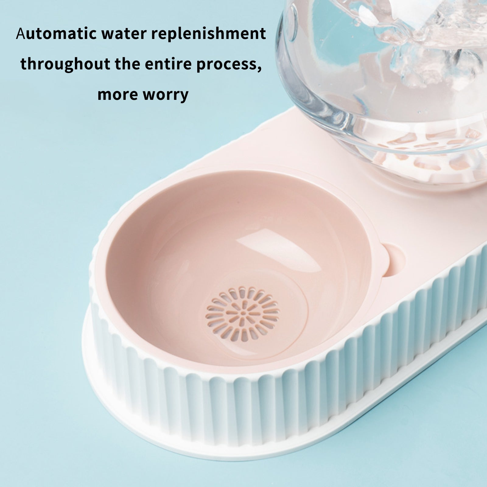 Pet Automatic Plastic Feeding Drinking Water Bowl