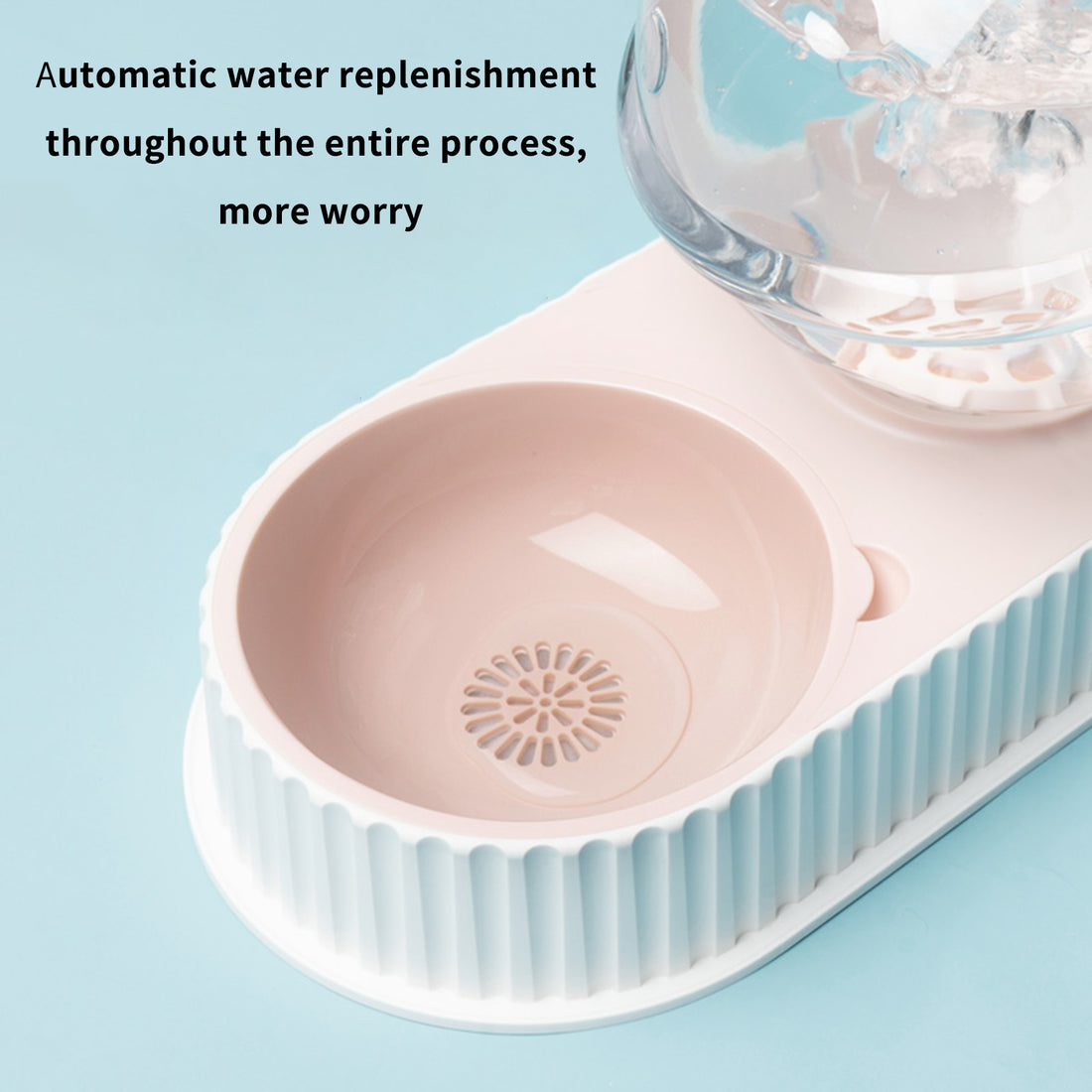 Pet Automatic Plastic Feeding Drinking Water Bowl