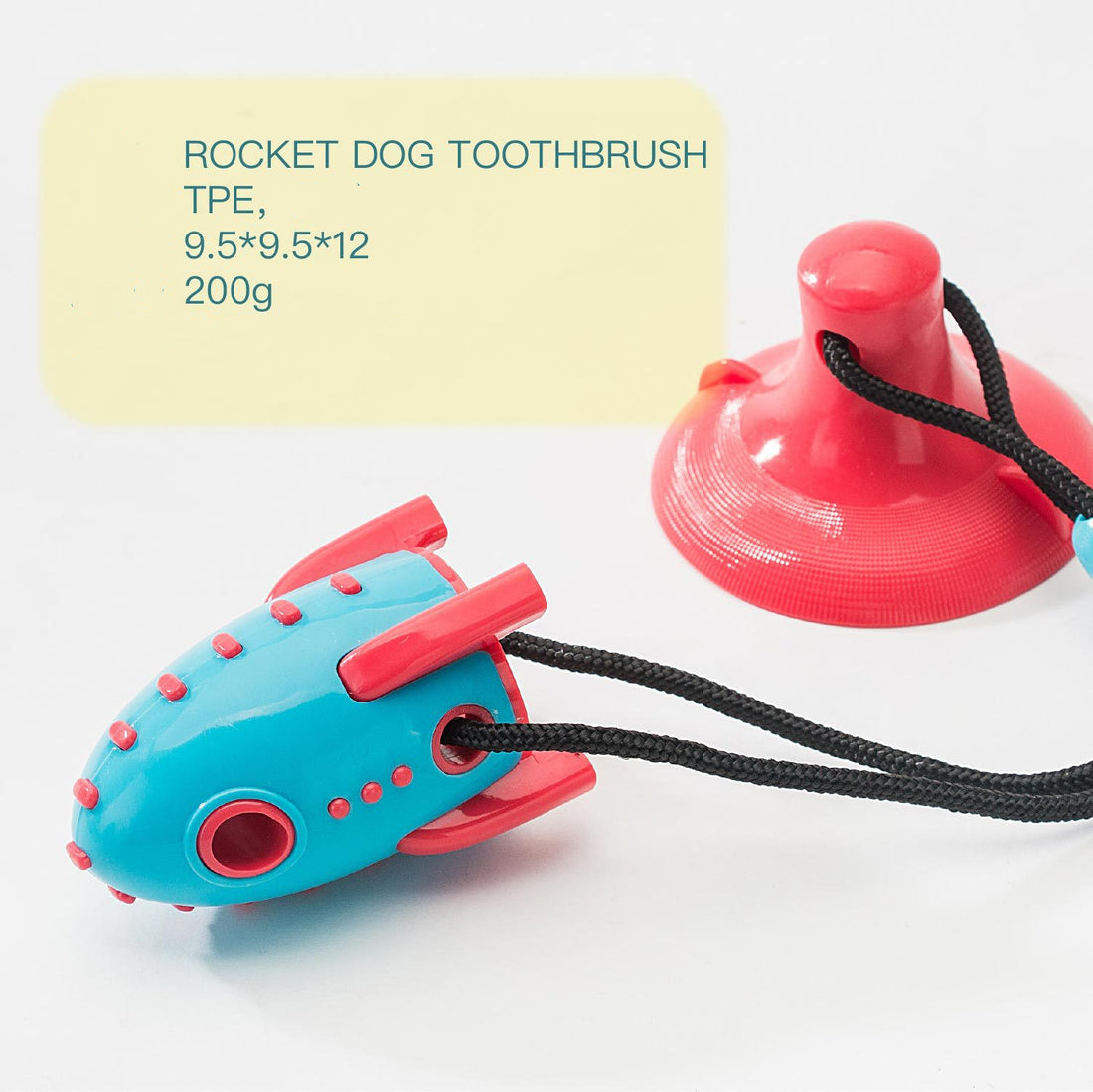 Pet Rocket Treat Dispensing Chew Bite Resistant Toy