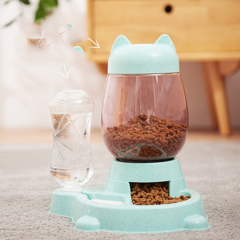 Pet Automatic Feeding And Drinking Bowl