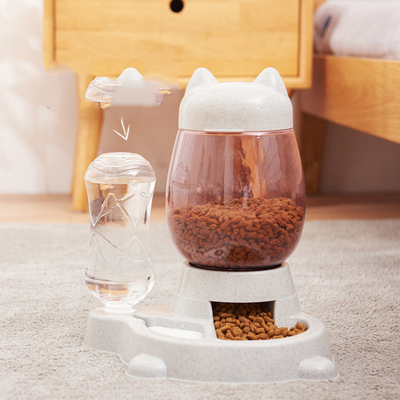Pet Automatic Feeding And Drinking Bowl