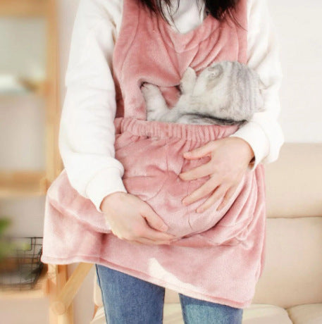 Pet Carrier Apron Outdoor Travel Hanging Bag Transport Tool