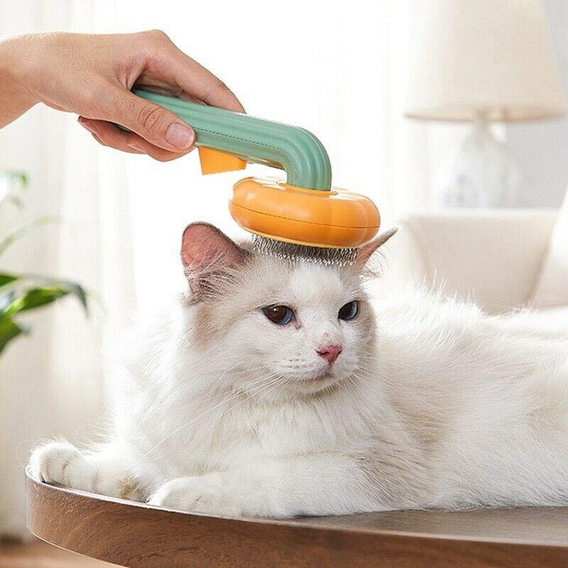 Pet Grooming Self Cleaning Slicker Brush For Hair Removal Care