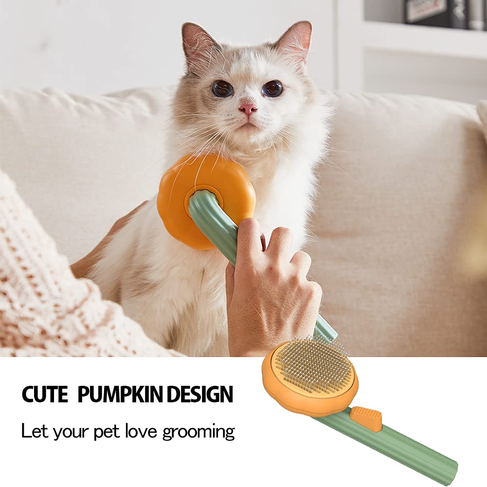 Pet Grooming Self Cleaning Slicker Brush For Hair Removal Care