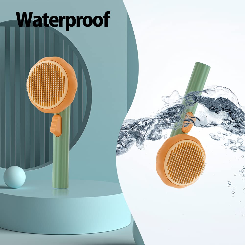 Pet Grooming Self Cleaning Slicker Brush For Hair Removal Care