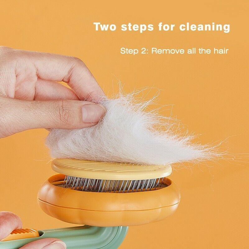 Pet Grooming Self Cleaning Slicker Brush For Hair Removal Care