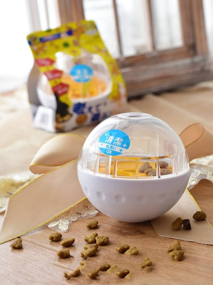 Pet Tumbler Puzzle Food Dispenser Interactive Ball Toy