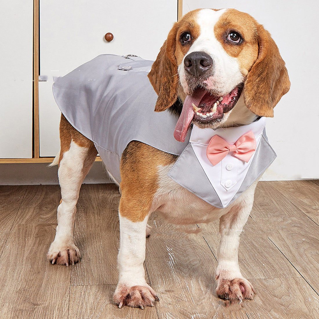 Pet Wedding Suit Elegant Formal Jacket Swallowtail Style For Pet Wear