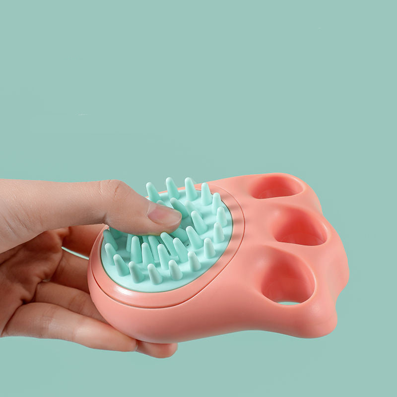 Pet Claw Bath Massage Brush Grooming Cleaning Tool