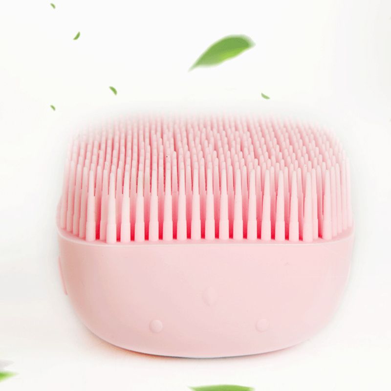 Pet Silicone Bath Brush Shampoo Dispenser Grooming Care Tool
