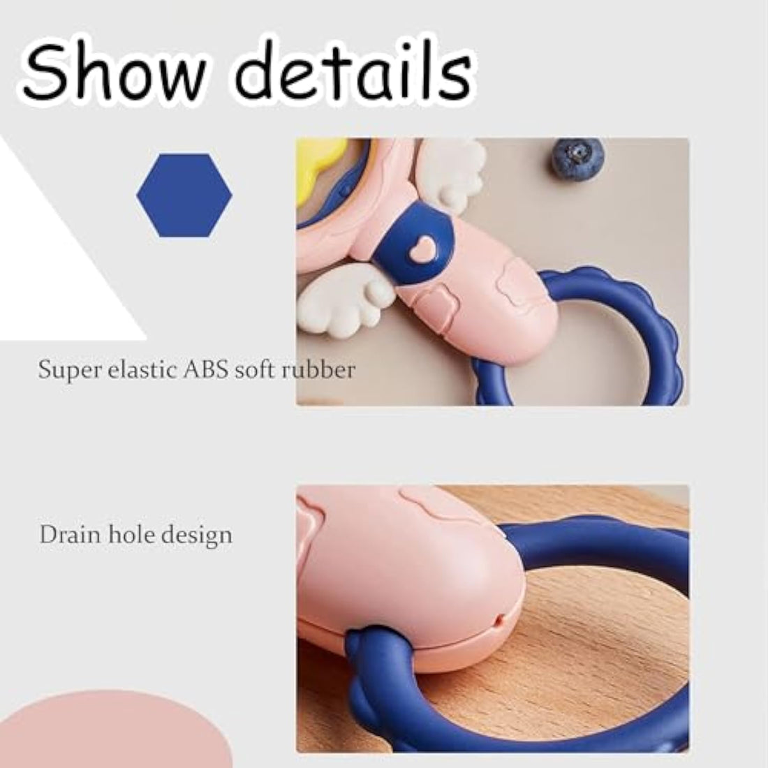 Pet Interactive Squeaky Chew Toy Durable Teeth Cleaning Toy