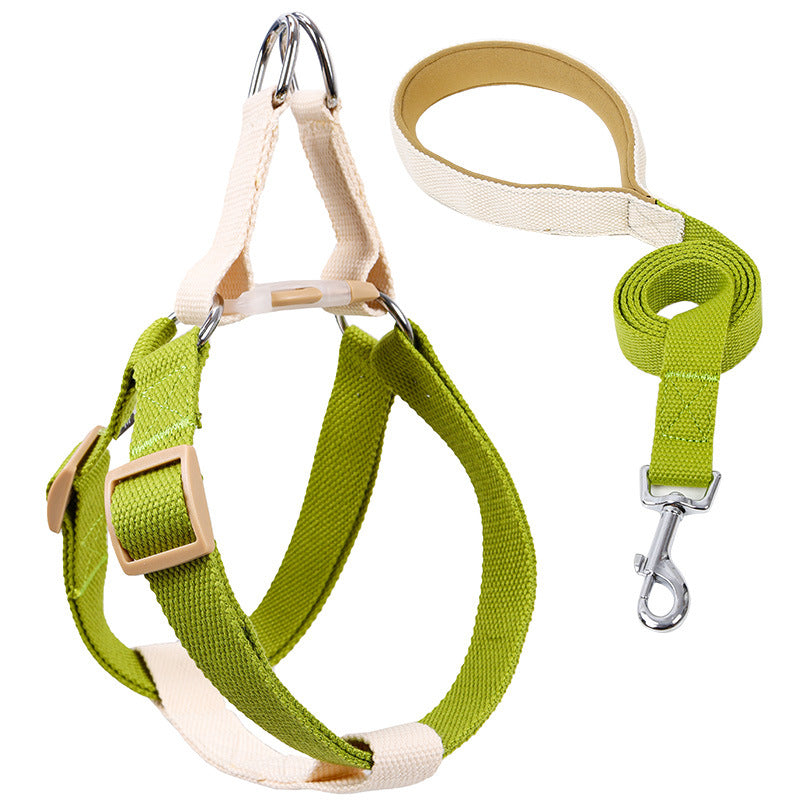 Pet Drawstring Vest Leash Walking Control Strap