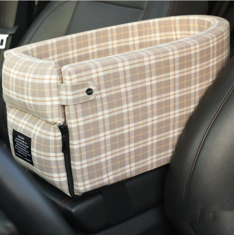 Portable Non Slip Pet Car Seat Booster Travel Carrier Bed