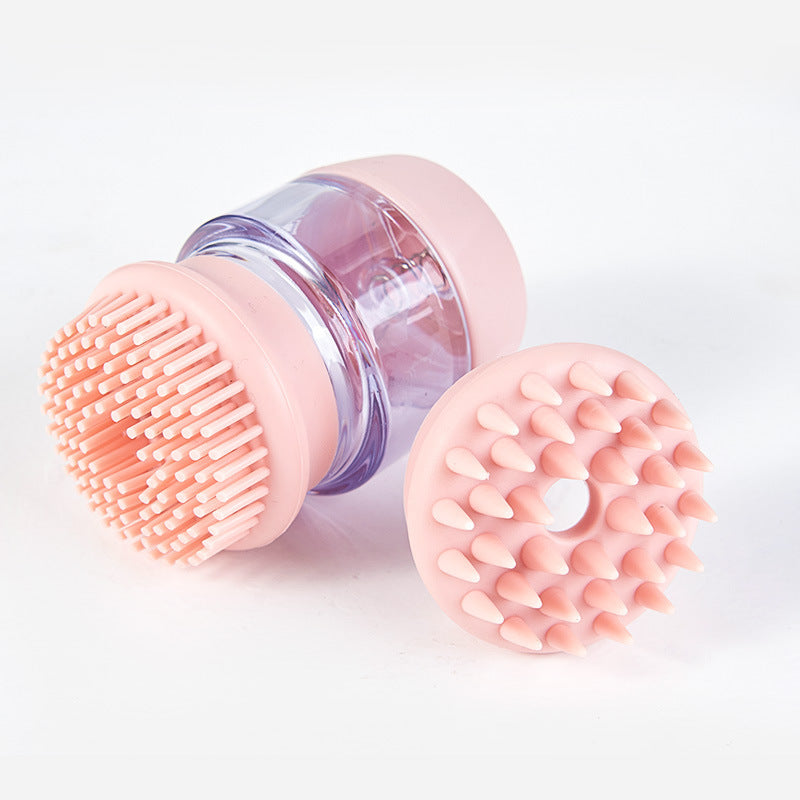 Pet Silicone Bath Massage Cleaning Brush Grooming Tool
