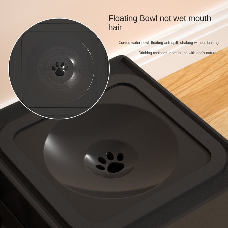 Pet Adjustable Stainless Stand Double Feeding Bowl