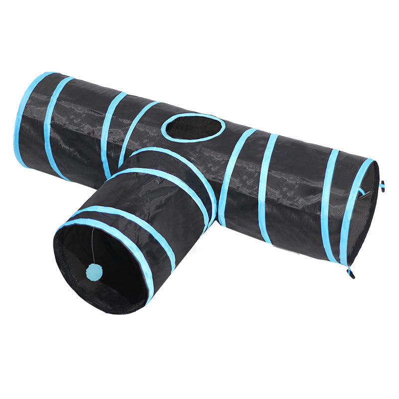 Pet Foldable Tunnel Climbing Interactive Toy