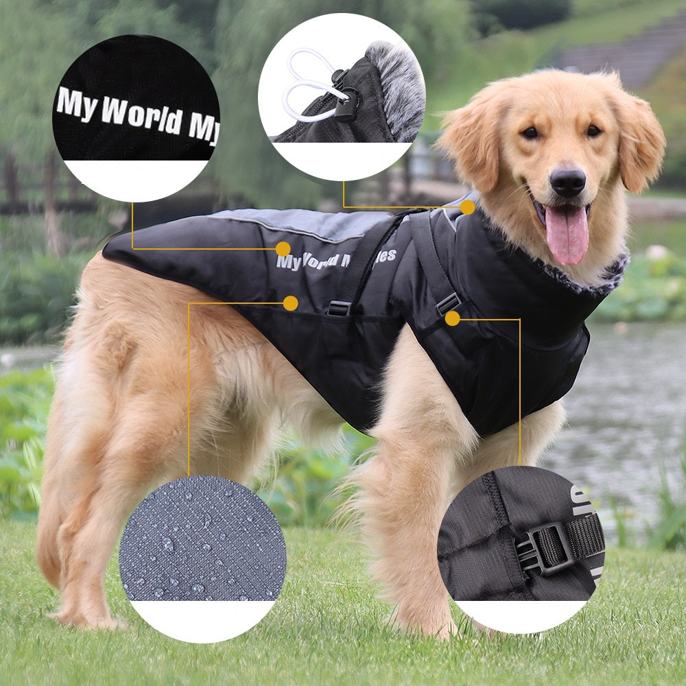 Waterproof Reflective Warm Pet Shell Jacket Clothing