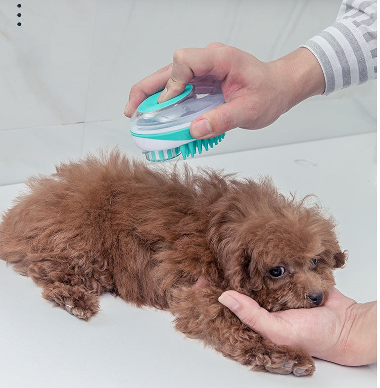 Pet Bath Massage Grooming Brush Cleaning Care Tool
