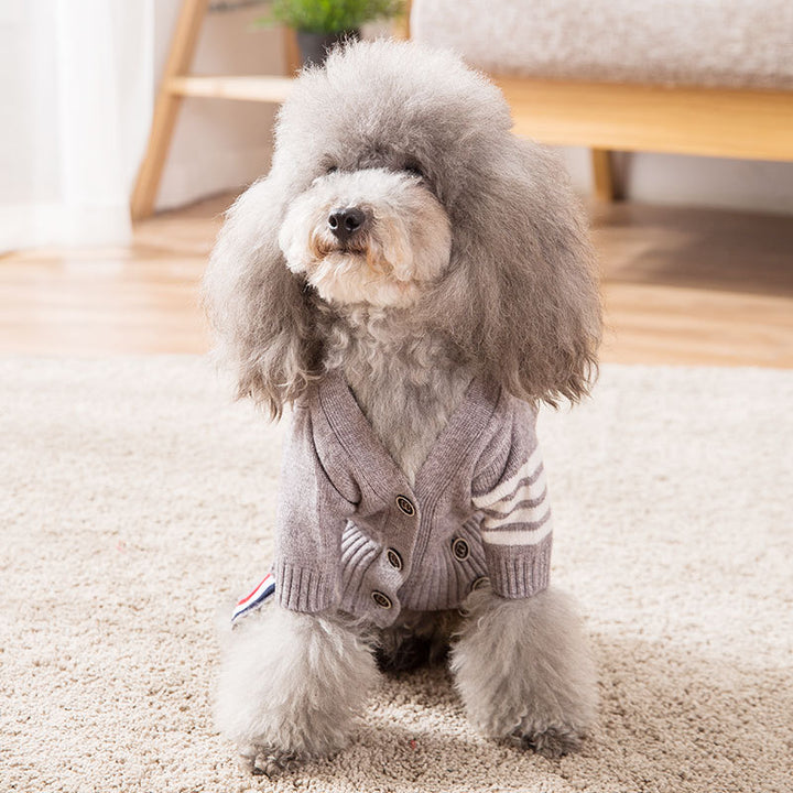 Warm Knitted Pet Sweater Coat