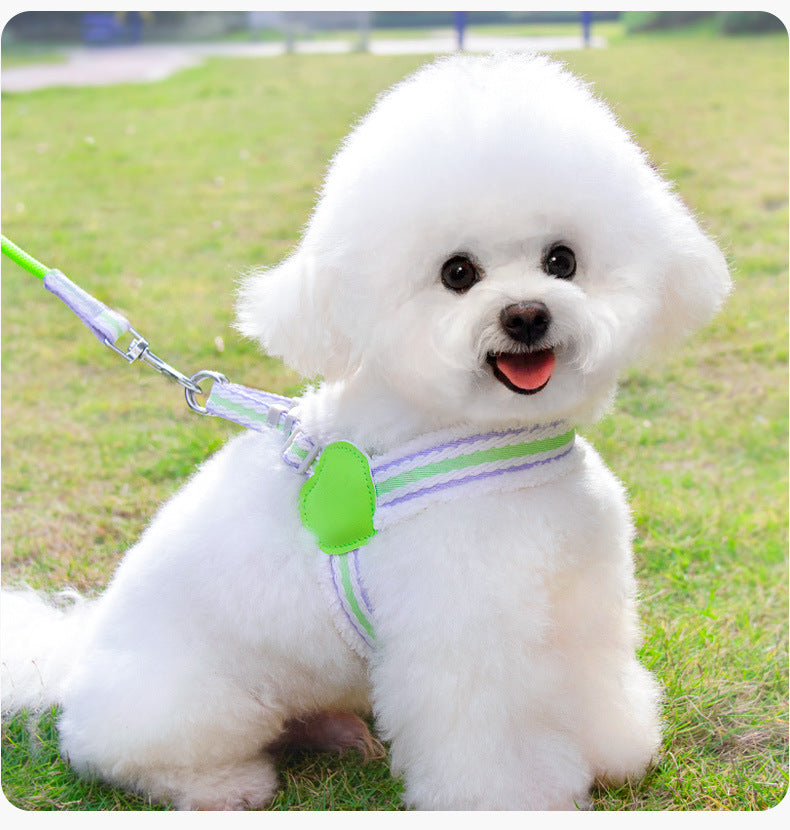 Pet Breathable Chest Vest Leash Walking Control Strap