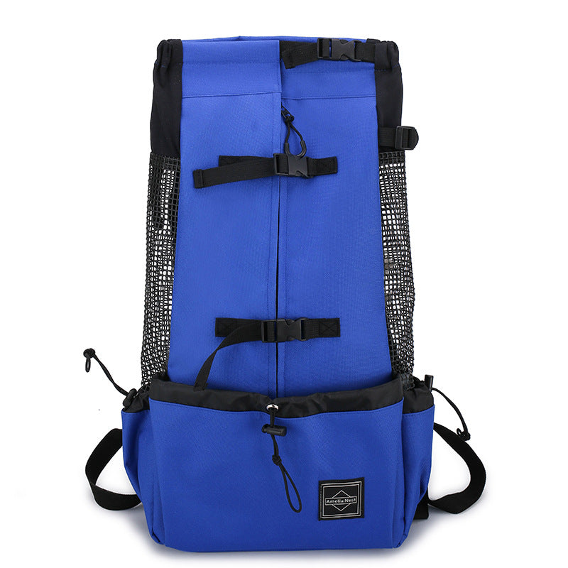Portable Double Shoulder Pet Carrier Backpack For Outdoor Travel