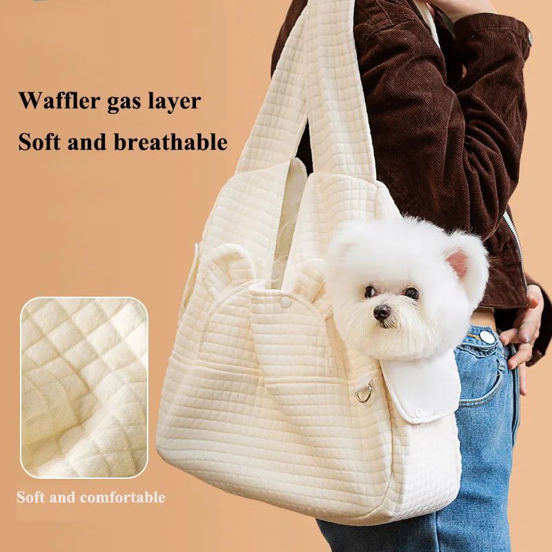Pet Backpack Carrier Breathable Travel Chest Bag Outdoor Use