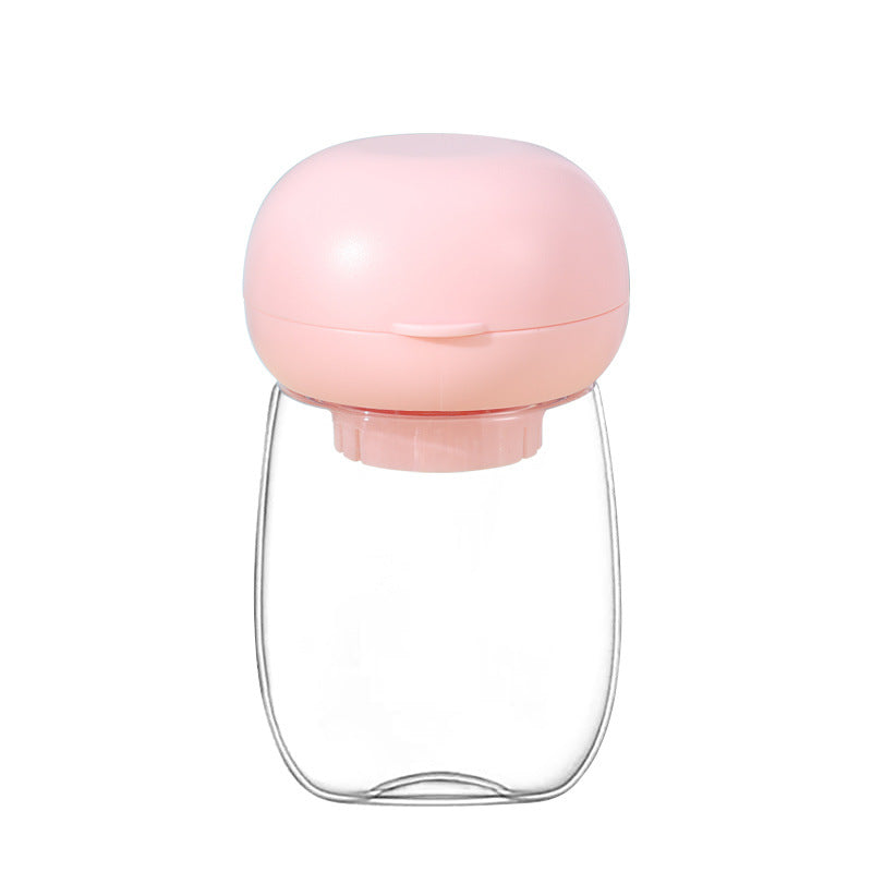 Pet Portable Travel Water Bottle Feeding Cup With Lanyard