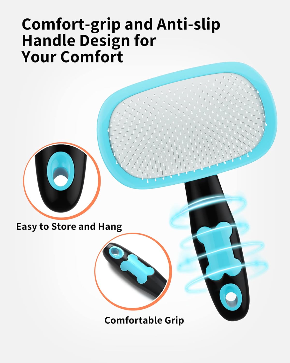 Pet Grooming Brush Shedding Hair Removal Care Tool