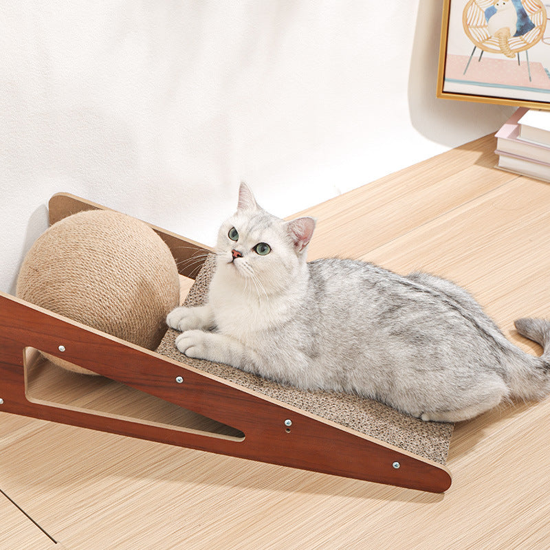 Pet Corrugated Scratching Board Interactive Toy
