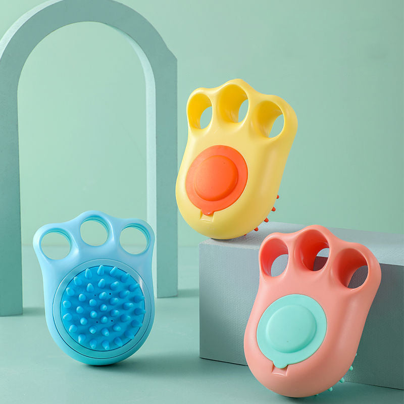 Pet Claw Bath Massage Brush Grooming Cleaning Tool