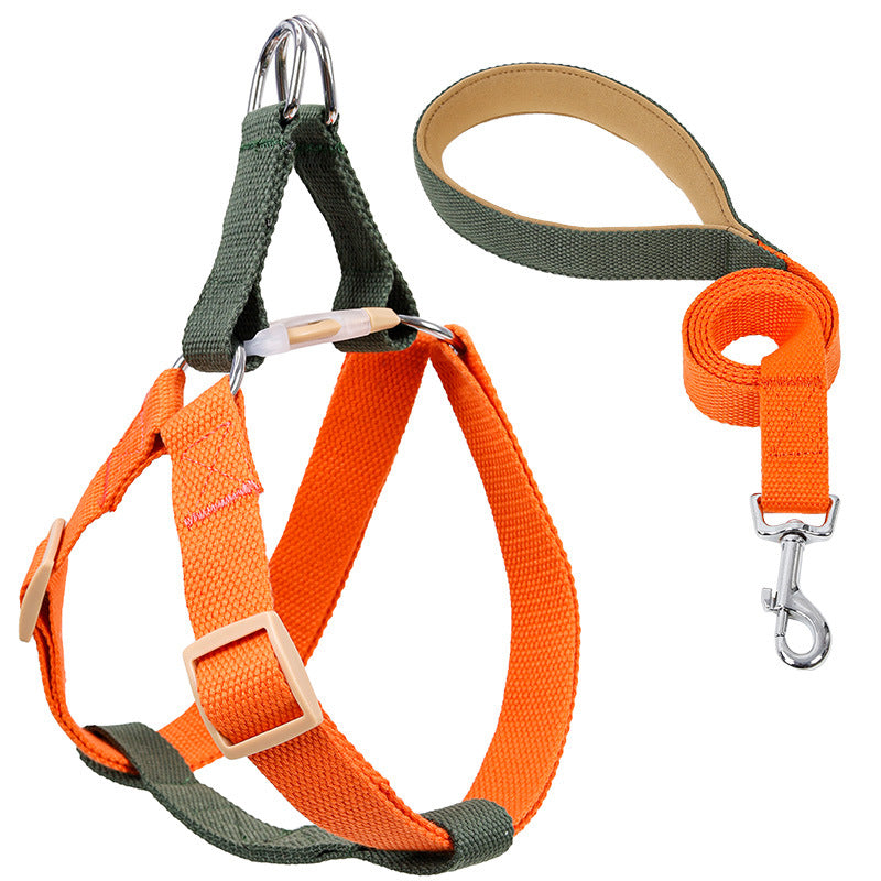 Pet Drawstring Vest Leash Walking Control Strap