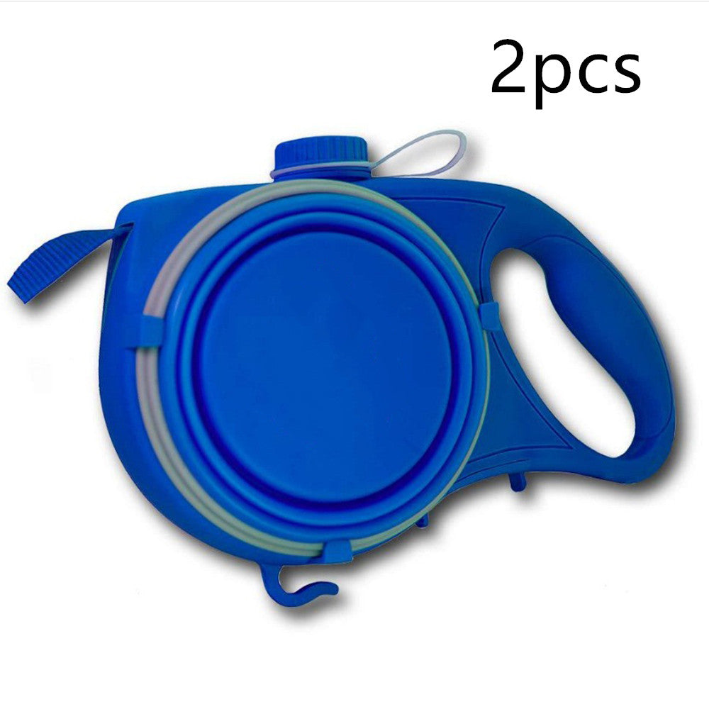 Pet Retractable Multifunctional Leash Portable Walking Strap
