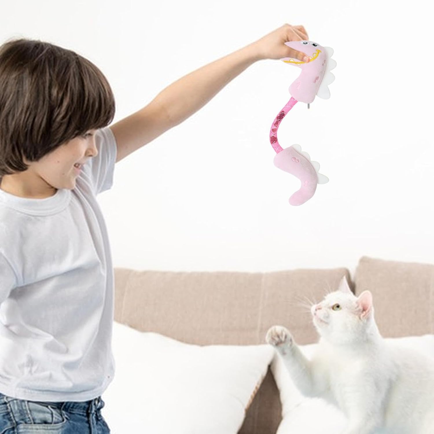 Pet Chew Rope Interactive Teeth Cleaning Spring Kicker Toy