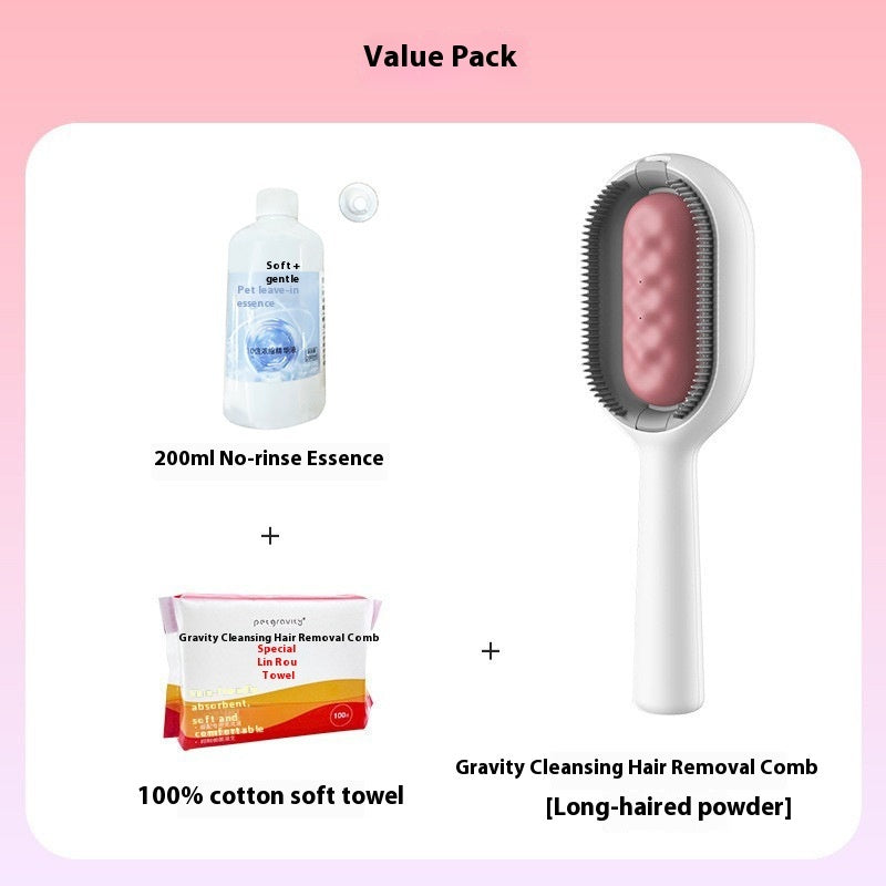 Pet Grooming Brush Dematting Hair Removal Comb With Tank