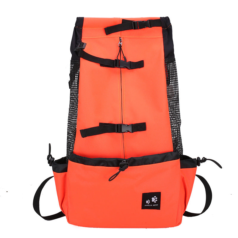 Portable Double Shoulder Pet Carrier Backpack For Outdoor Travel