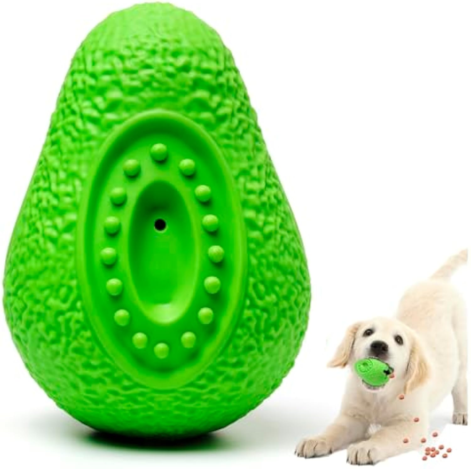 Pet Indestructible Chew Toy Durable Rubber Teething Toy