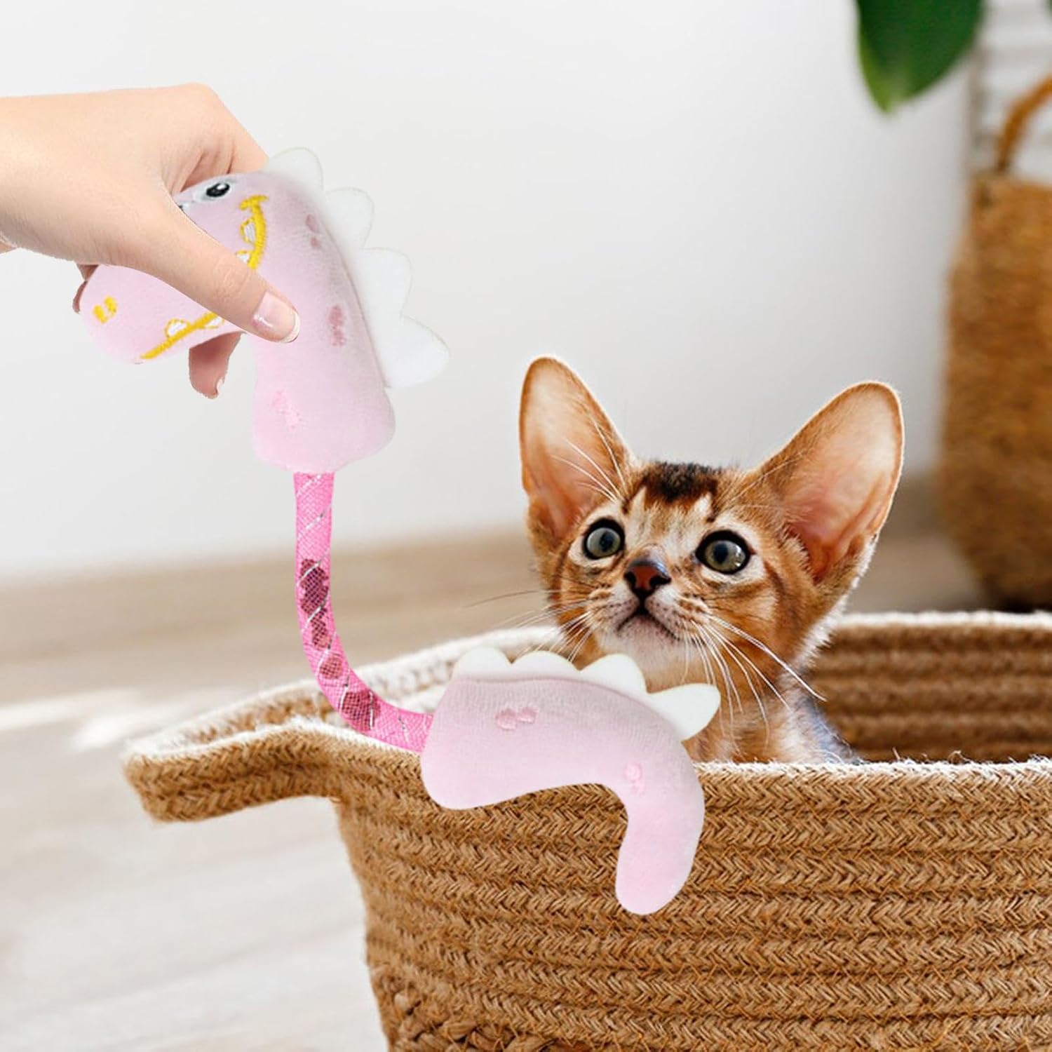Pet Chew Rope Interactive Teeth Cleaning Spring Kicker Toy