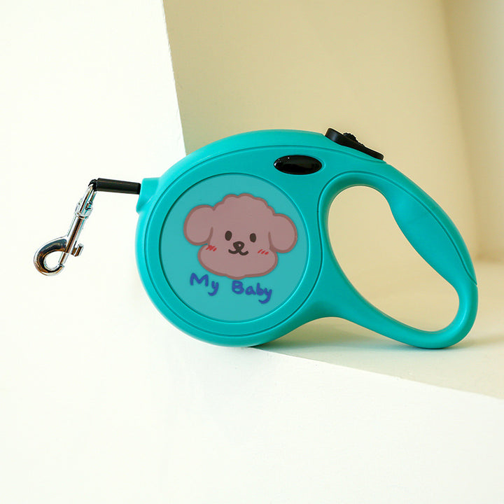 Pet Retractable Cartoon Leash Walking Control Rope