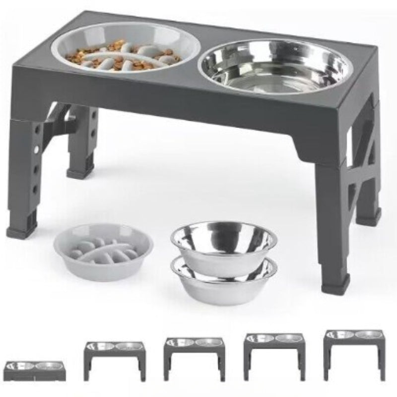 Pet Elevated Neck Protection Anti Tumble Feeding Bowl
