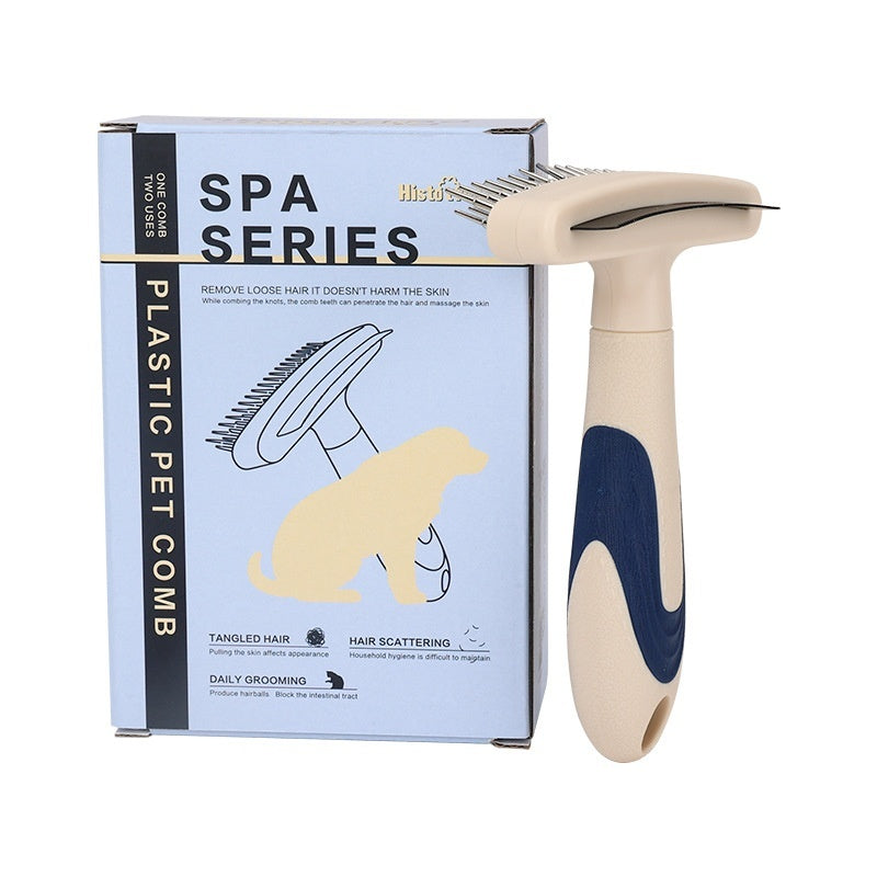 Pet Grooming Brush For Removing Loose Hair Detangling Fur