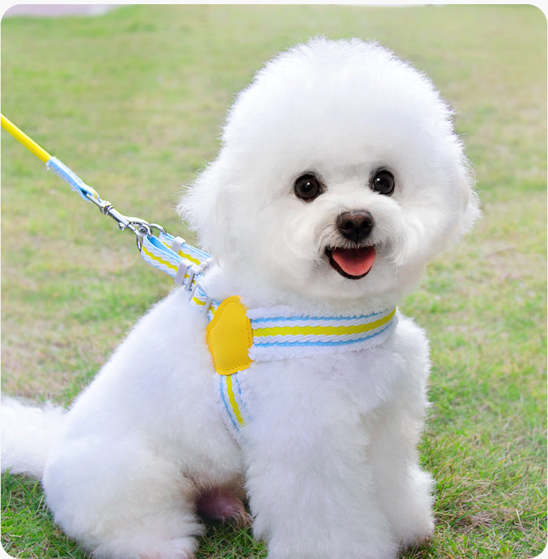 Pet Breathable Chest Vest Leash Walking Control Strap